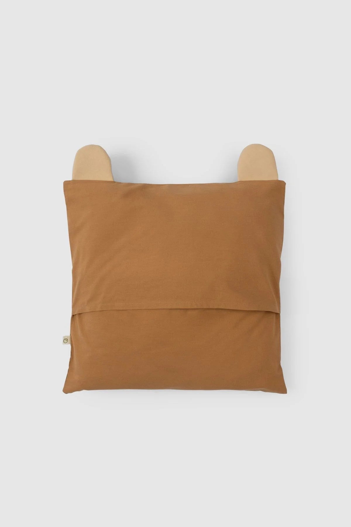Organic Cotton Square Pillow - Bear