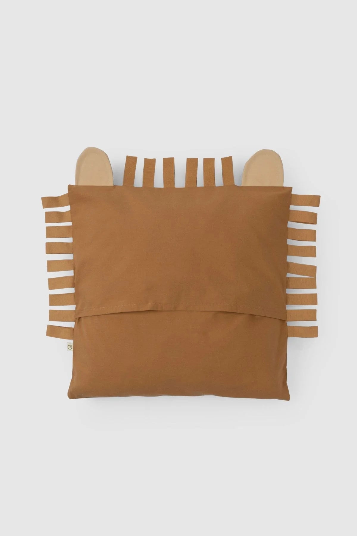 Organic Cotton Square Pillow - Lion