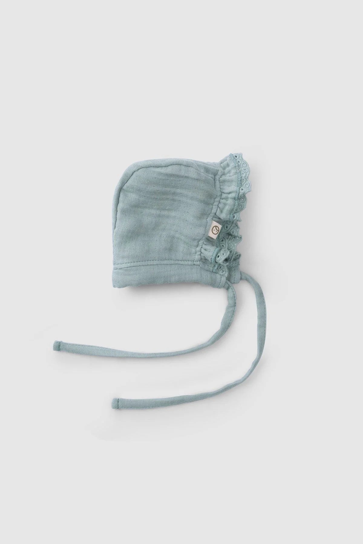 Organic Cotton Muslin British Hat - Green