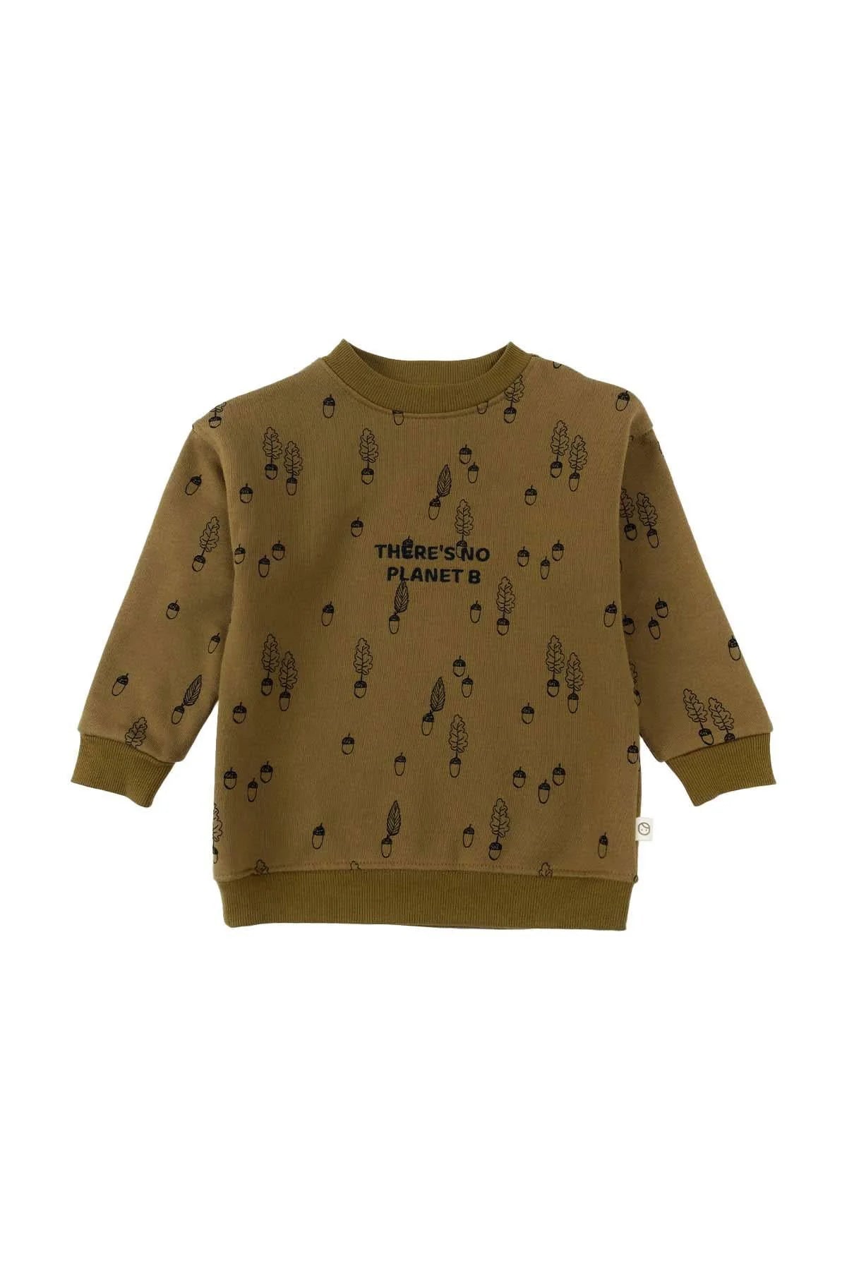 Organic Cotton Tracksuit Set - Khaki Hazelnut Pattern