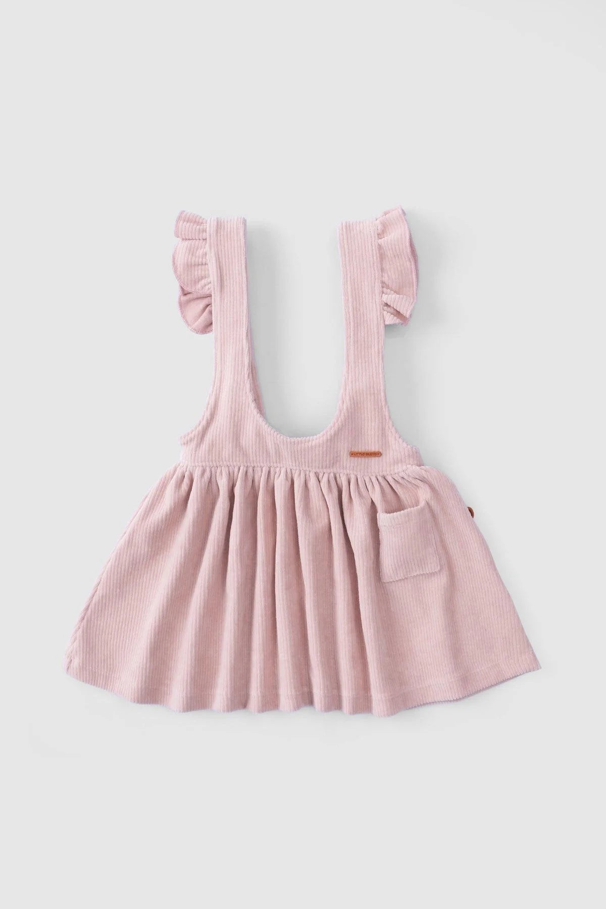 Velvet Gilet Dress - Pink