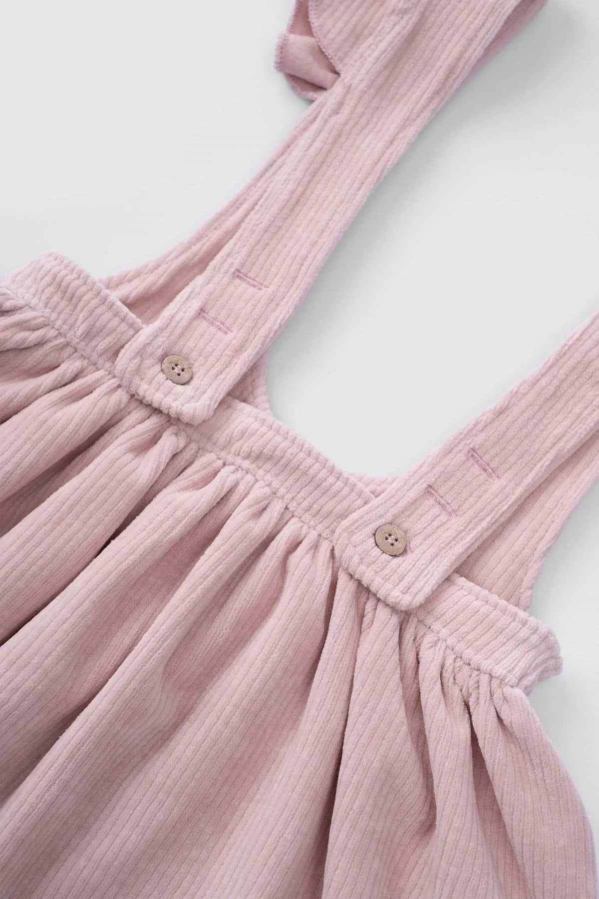 Velvet Gilet Dress - Pink