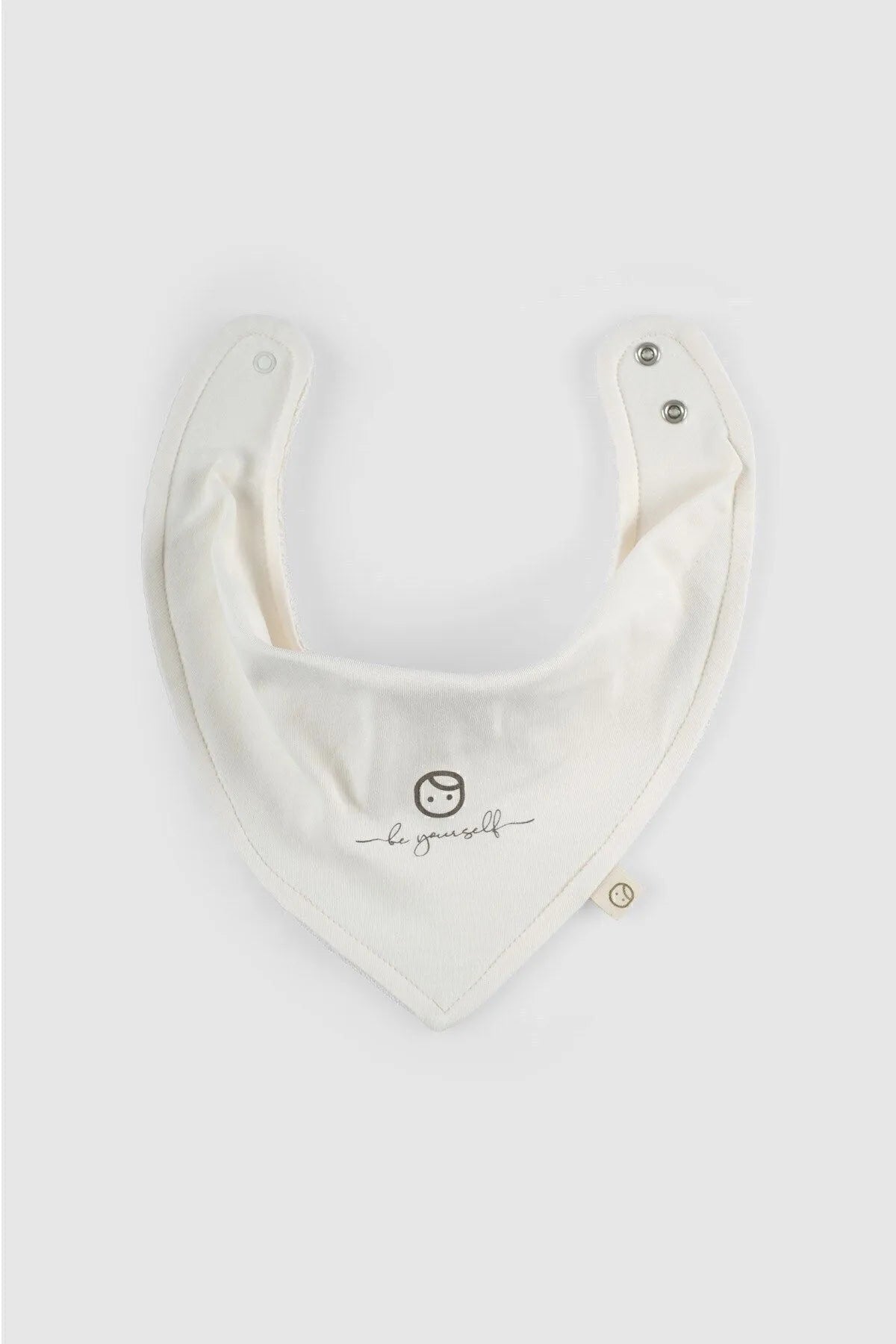 Liquid Proof Organic Cotton Scarf Bib - Gusto Cream