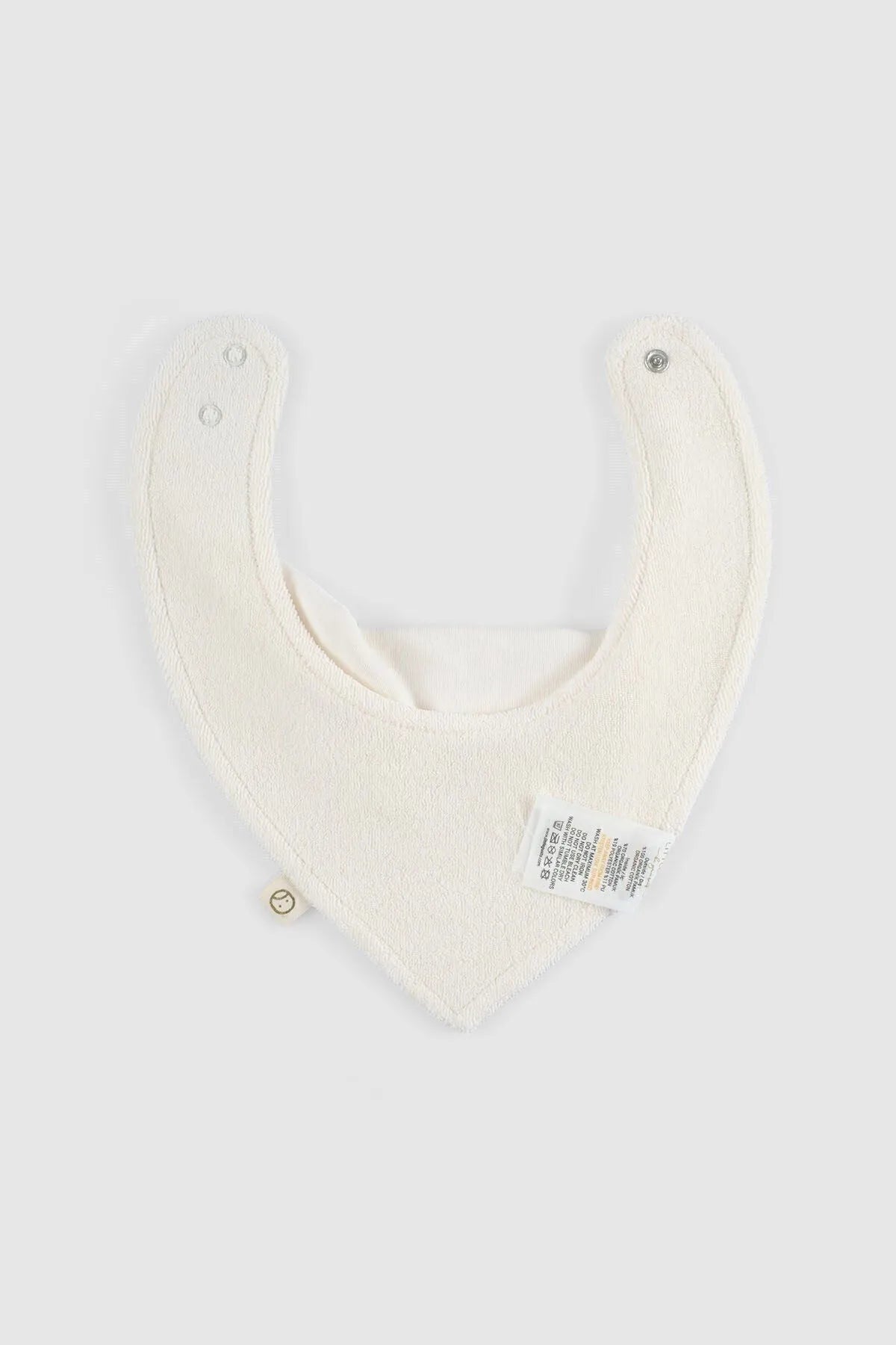 Liquid Proof Organic Cotton Scarf Bib - Gusto Cream