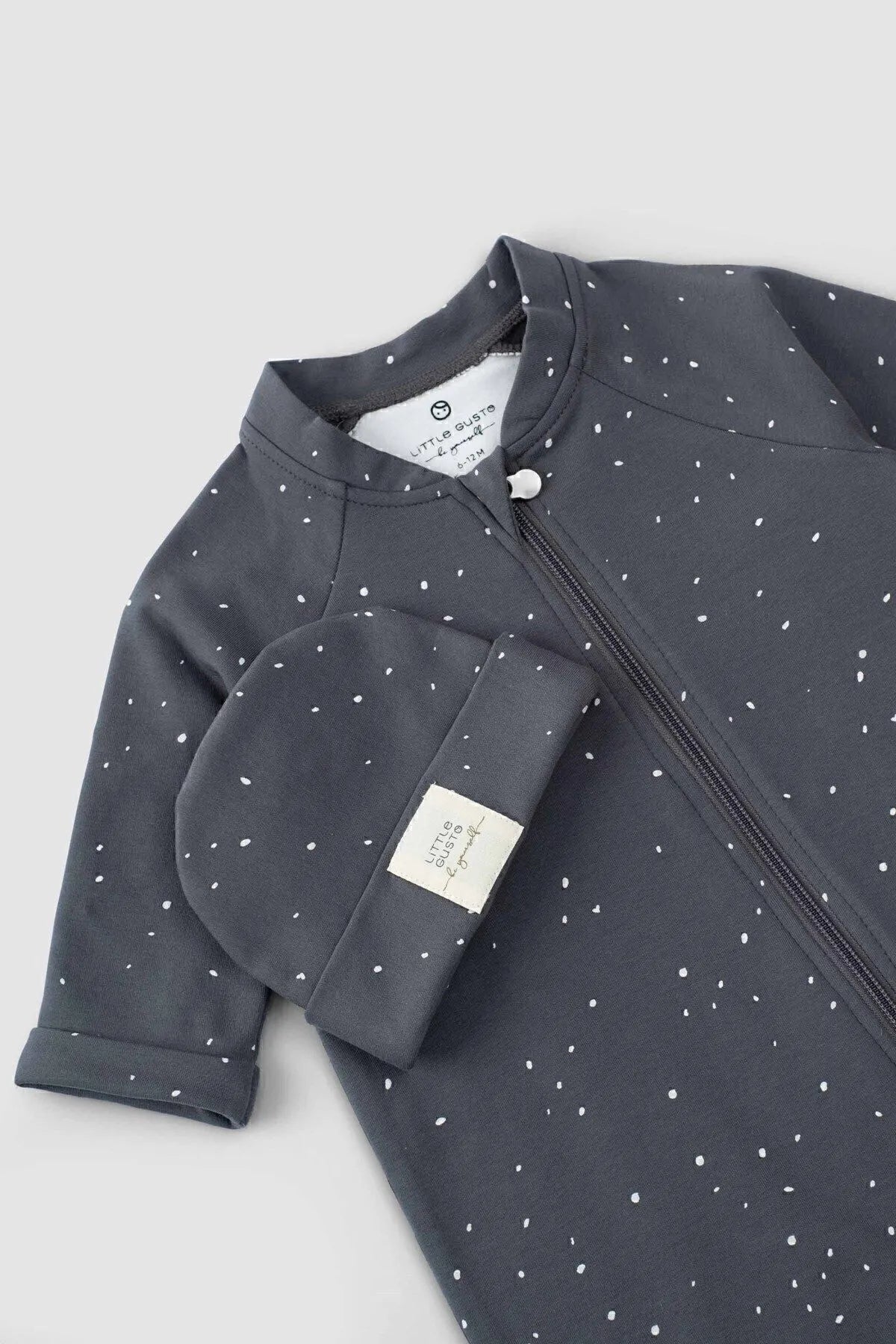 Organic Cotton Long Sleeve Onesie - Cosmos