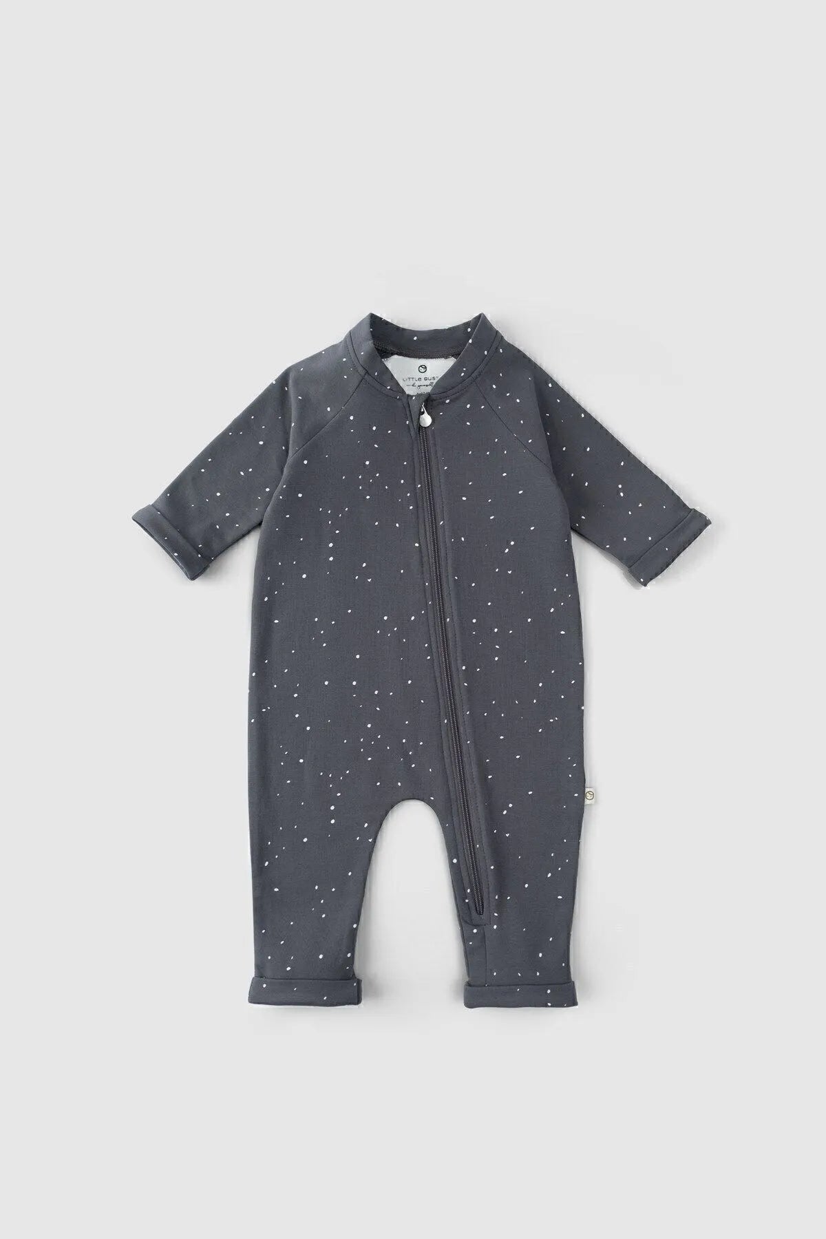 Organic Cotton Long Sleeve Onesie - Cosmos