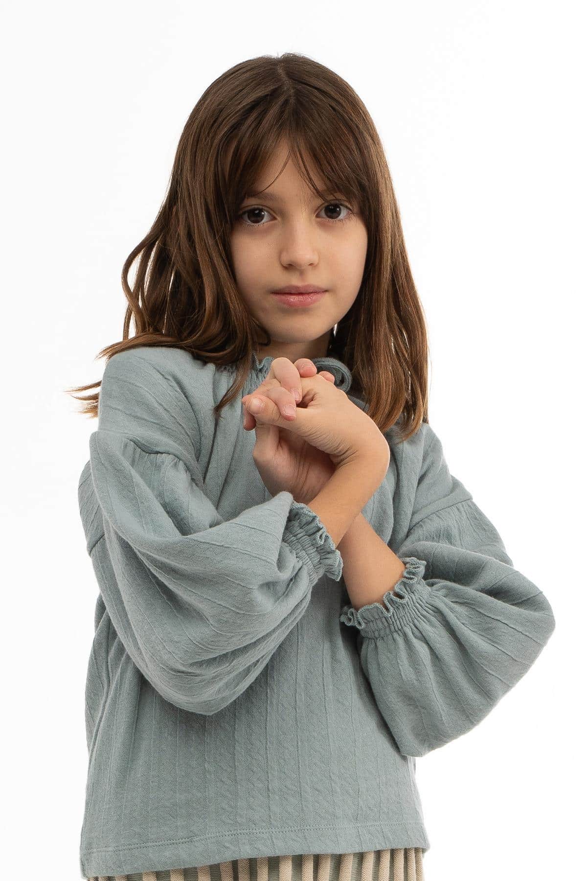 Organic Cotton Oversized Muslin Shirt in Light Blue | Comfortably Chic