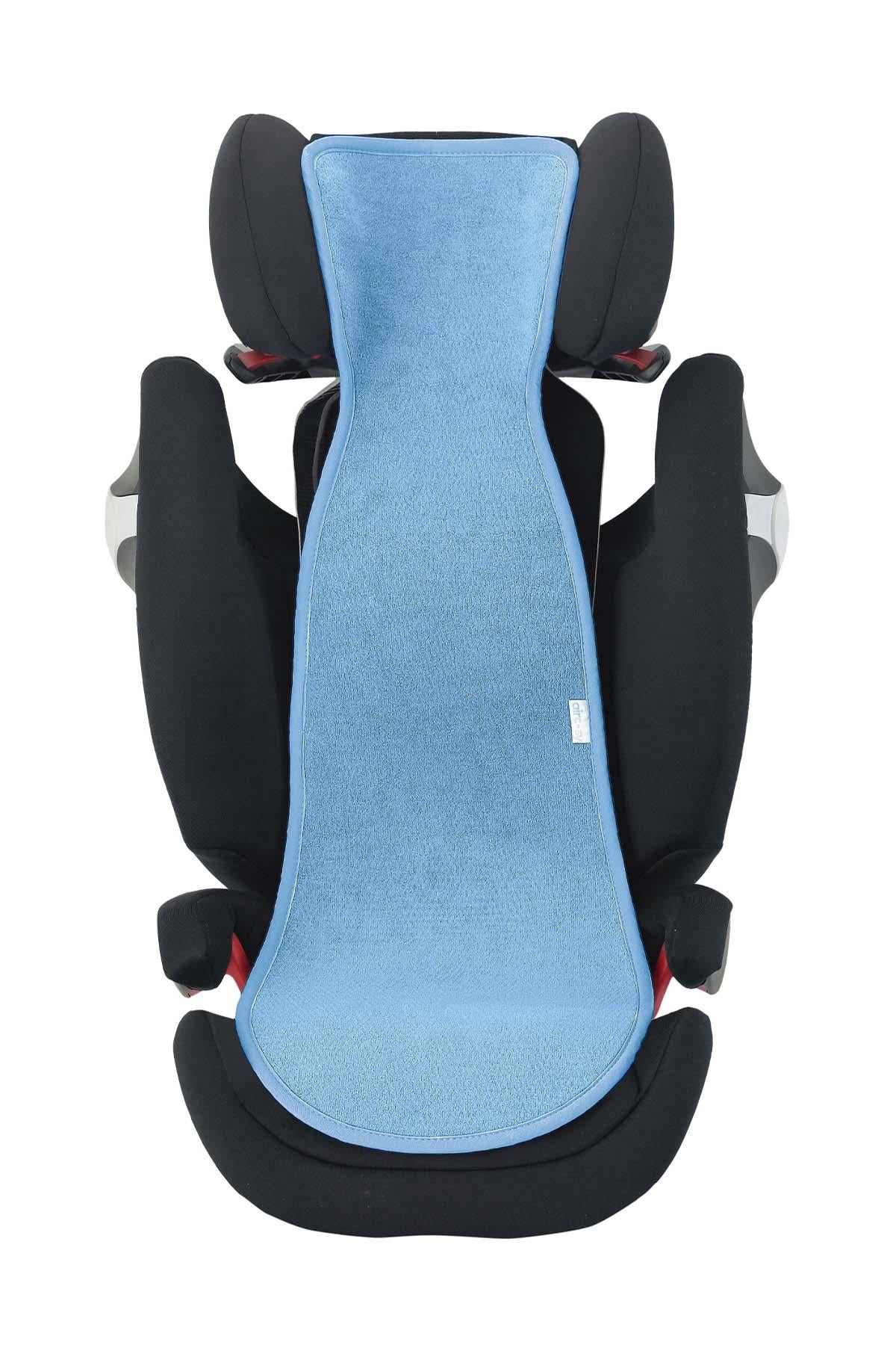 Organic Cotton Blue Kids Car Seat Cushion (3-6 Years) | Soft