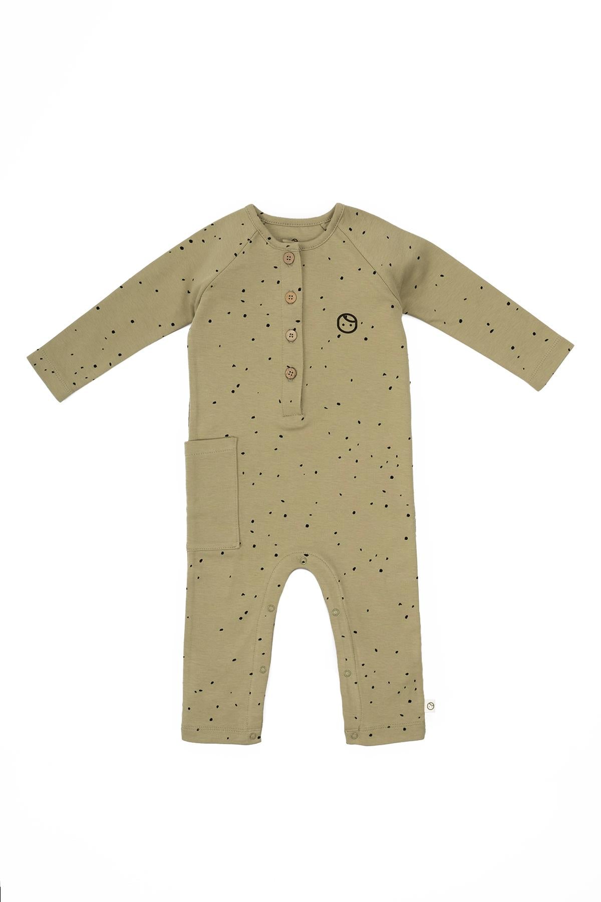 Cosmic Friends Organic Onesie in Natural