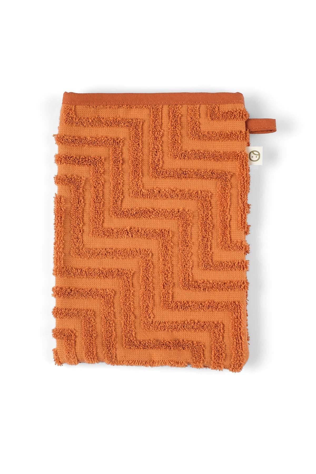 Organic Cotton Baby Towel and Pouch Set - Copper | Soft