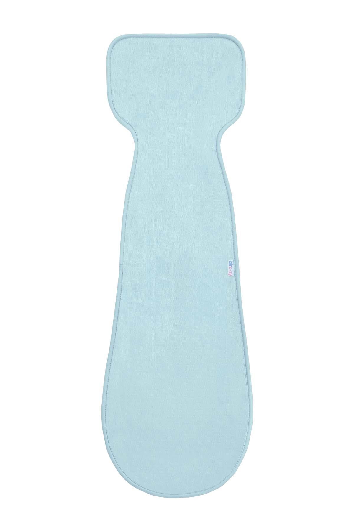 Organic Cotton Turquoise Kids Car Seat Cushion ( 3-6 Years )