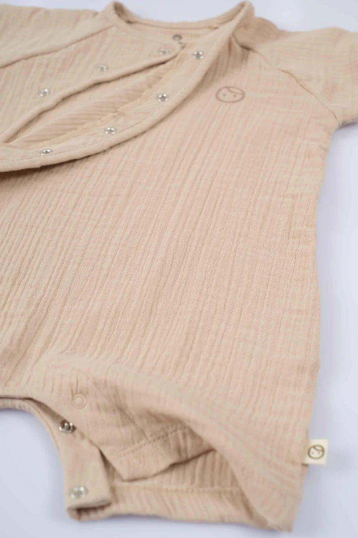 Organic Cotton Muslin Shirt for Kids in Pink - Soft, Breathable, and Comfortable