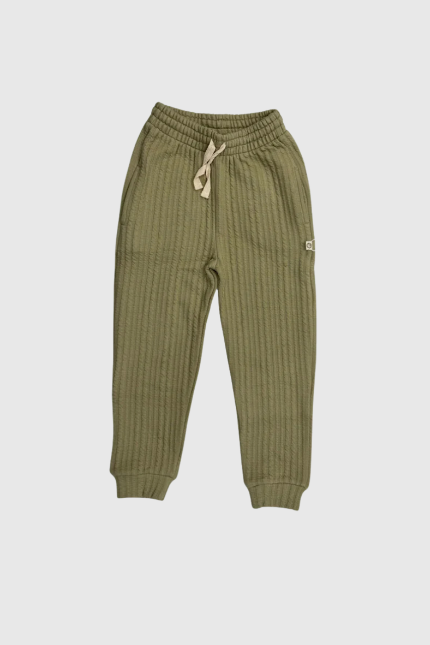 Organic Cotton Kids Sweatpant - Khaki