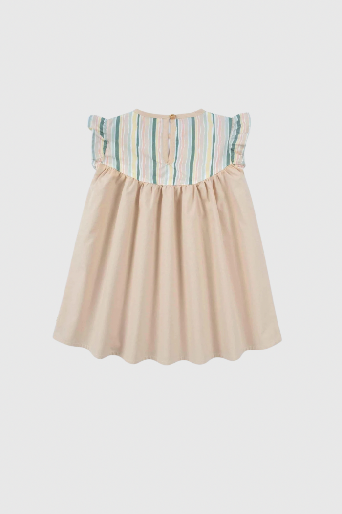 Organic Cotton Dress - Beige