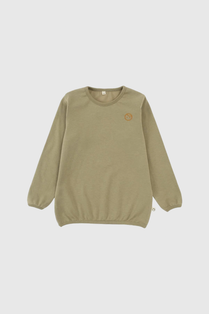 Organic Cotton Sweatshirt - Khaki