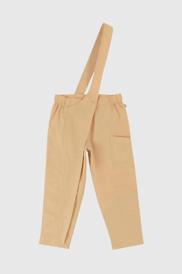Organic Cotton Kids Overall Pant - Yellow