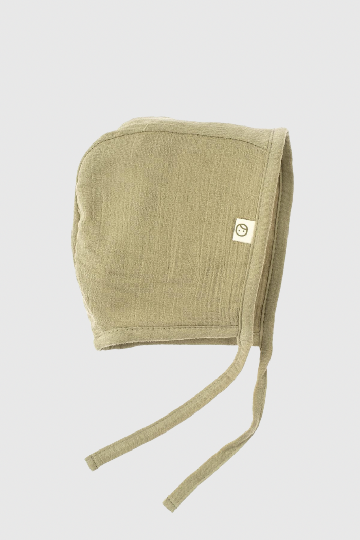 Organic Cotton Muslin British Hat - Khaki