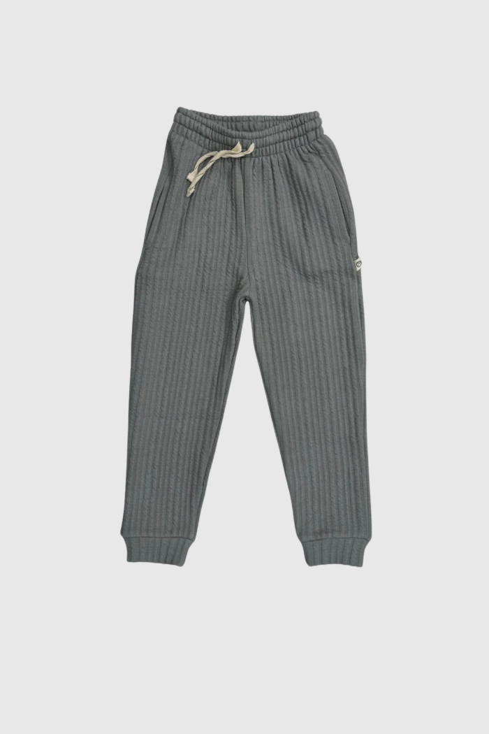 Organic Cotton Kids Sweatpant - Grey