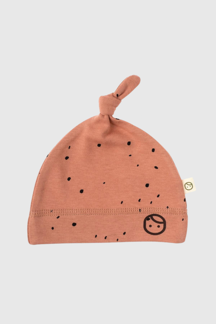 Organic Cotton Newborn Baby Hat - Cosmos Pink