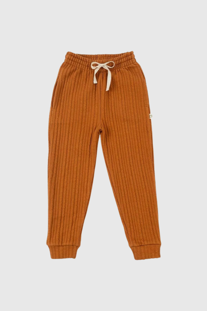 Organic Cotton Kids Sweatpant - Copper