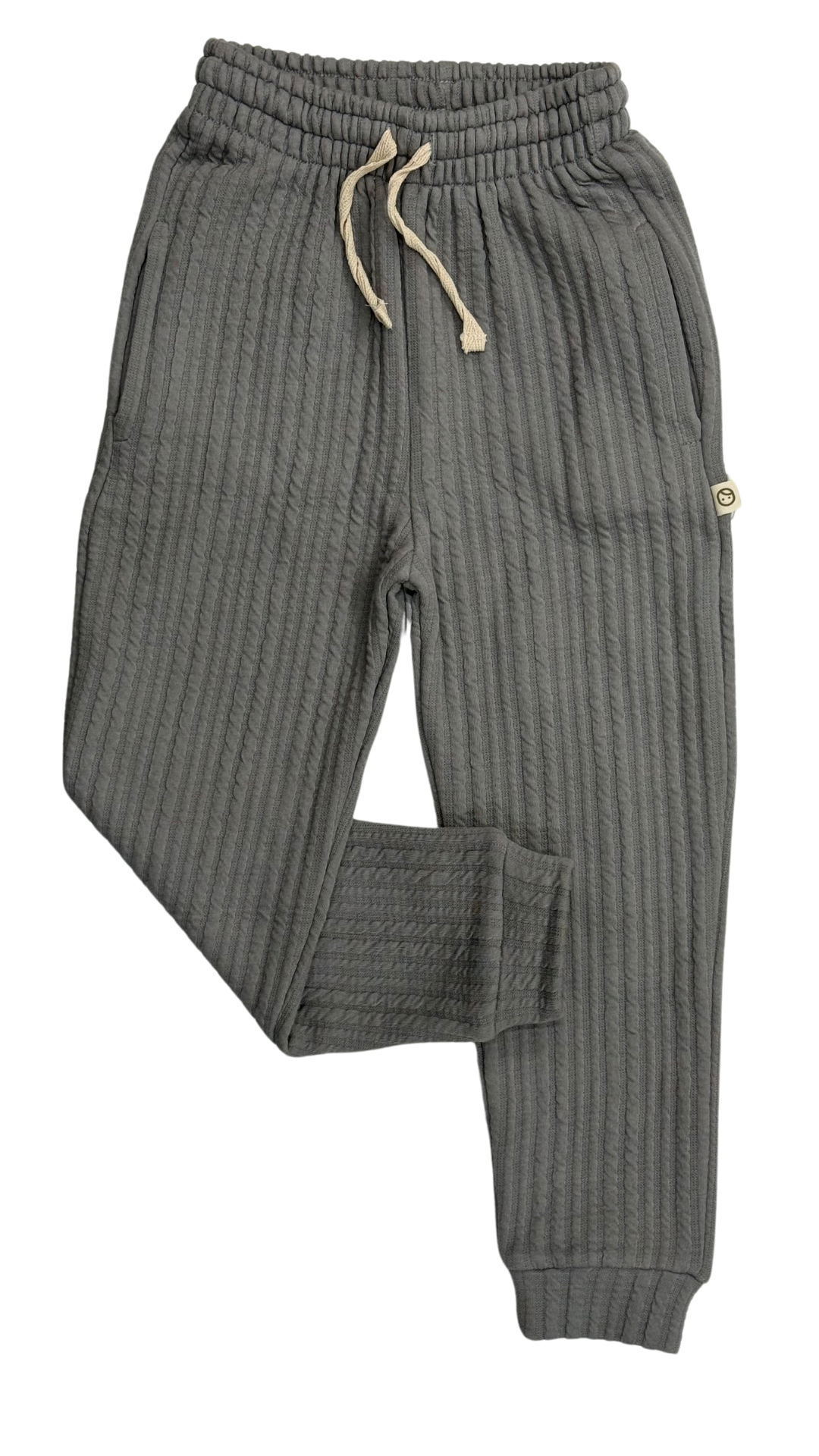 Organic Cotton Kids Sweatpants - Grey | Soft & Sustainable