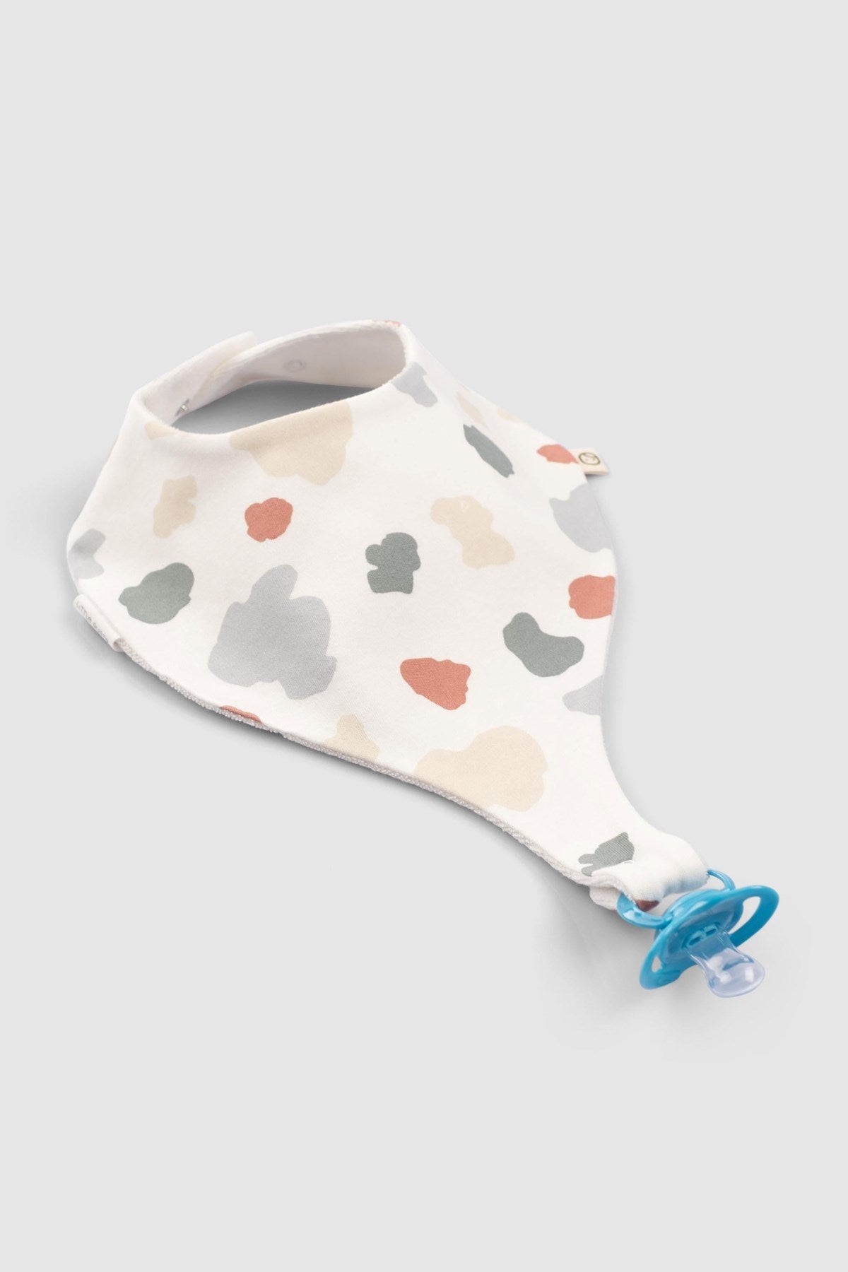 Liquid Proof Organic Cotton Bib Set with Gusto Pattern (2-Pack) | Soft & Durable