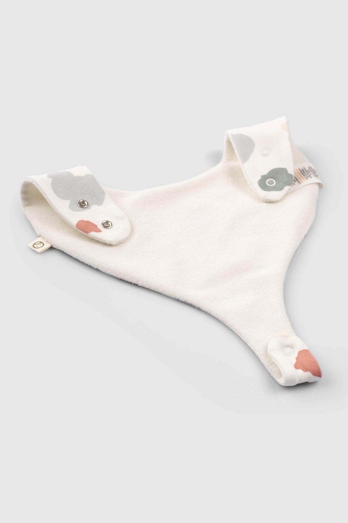 Liquid Proof Organic Cotton Bib Set with Gusto Pattern (2-Pack) | Soft & Durable