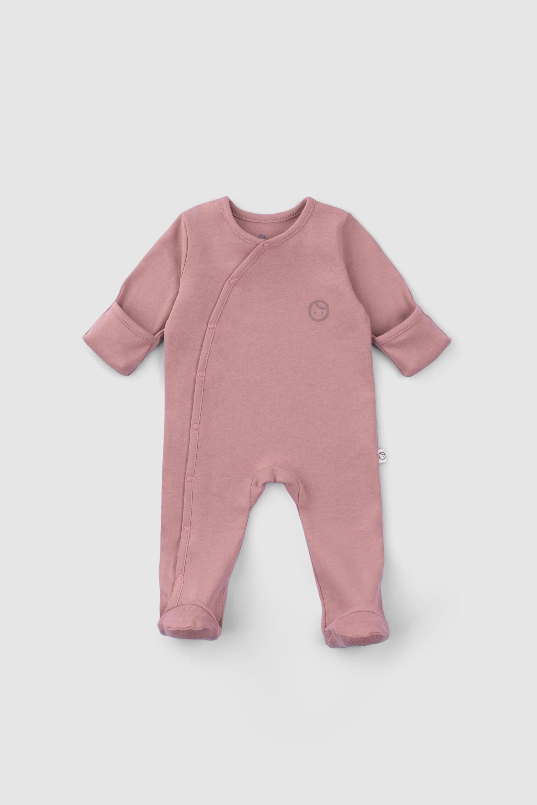 Organic Cotton Footed Onesie Set with Animal Print (2-Pack)