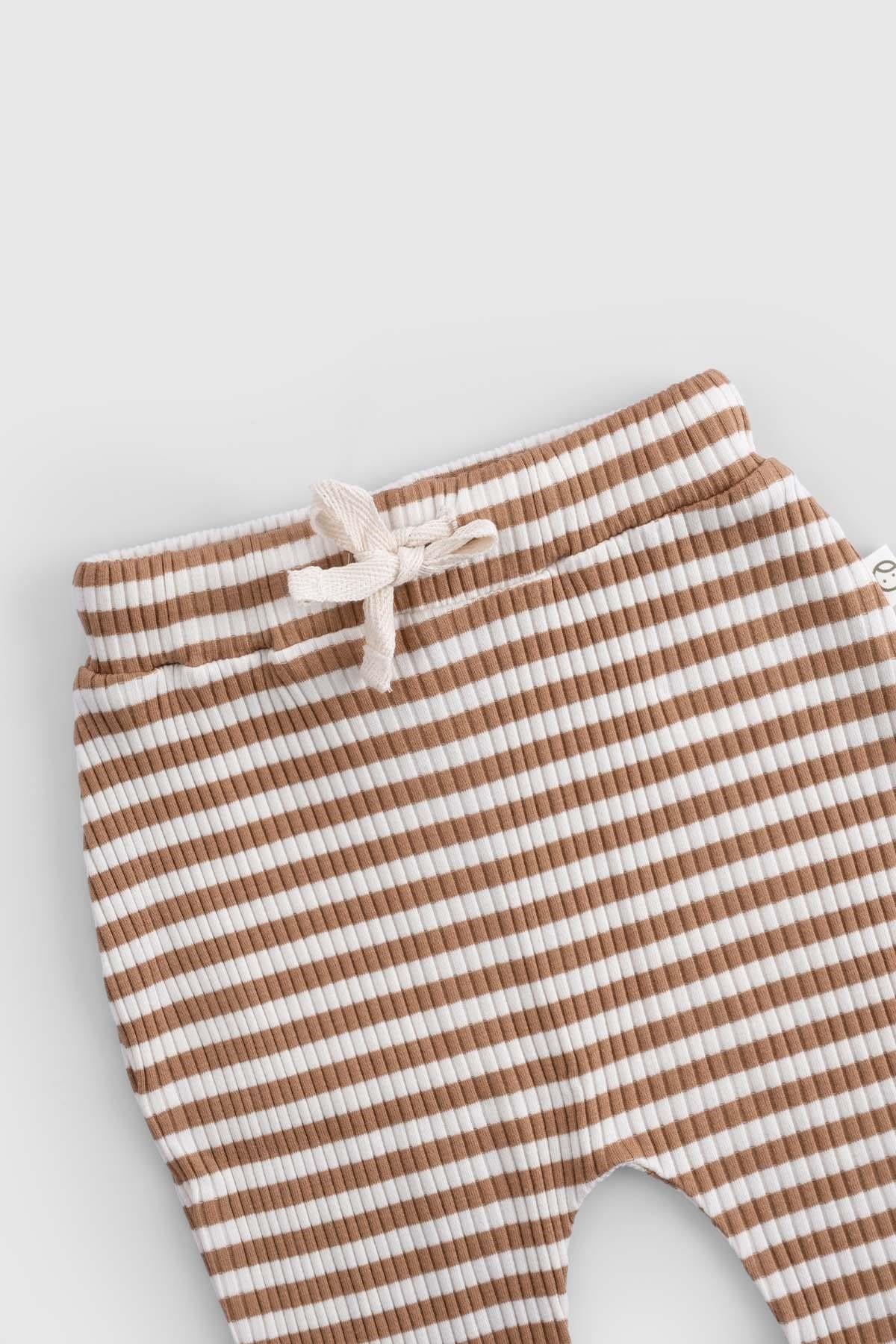 Organic Cotton Modal Baby Set - Brown