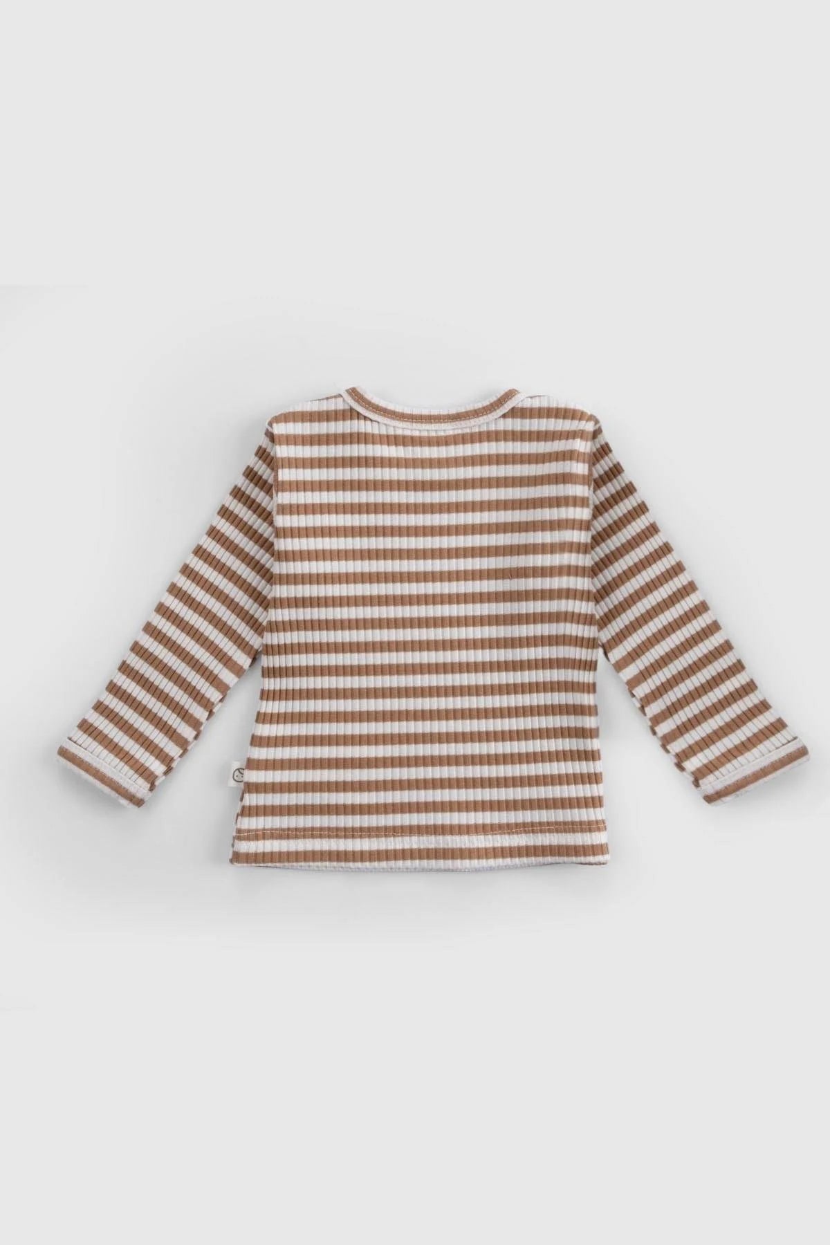 Organic Cotton Modal Baby Set - Brown
