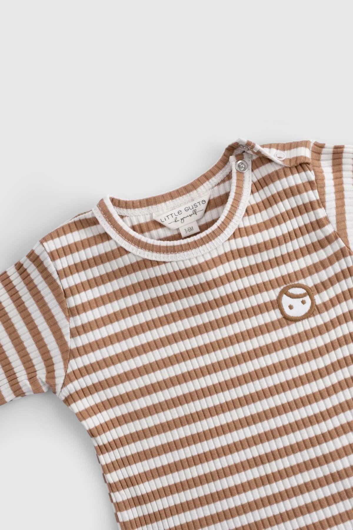 Organic Cotton Modal Baby Set - Brown