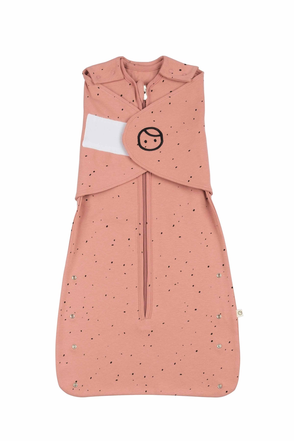 Cosmos Pink Organic Cotton Swaddle Sleeping Bag - Soft & Breathable for Babies