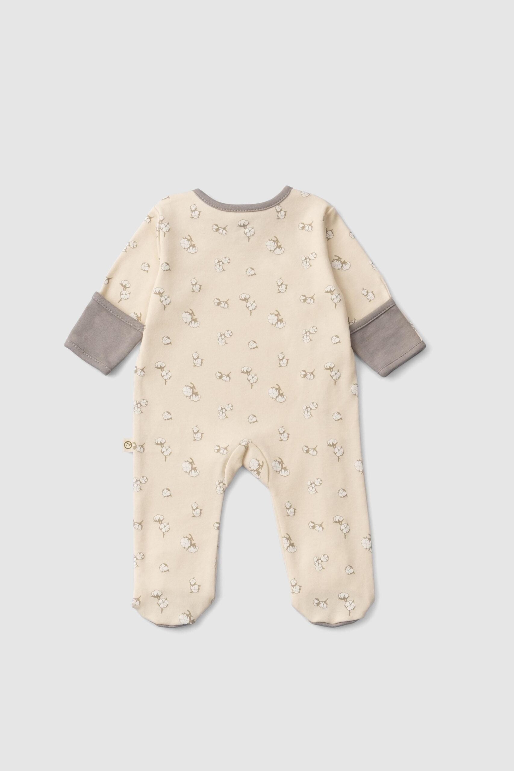 Organic Cotton Footed Onesie with Cotton Print | Soft and Adorable