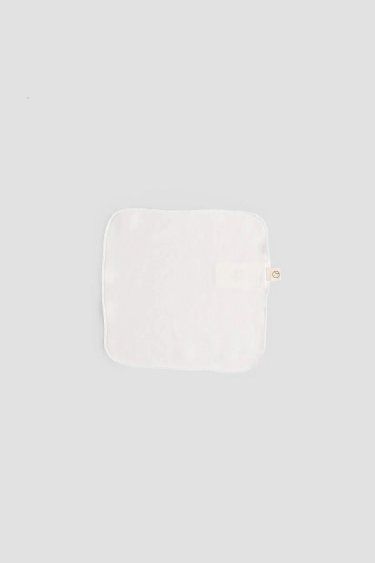 Soft and breathable organic cotton washcloth for newborns, part of the 10-piece set by Little Gusto.