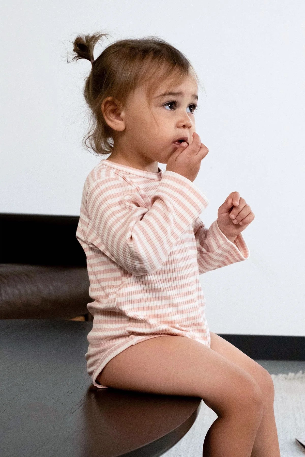 Organic Cotton Modal Bodysuit - Pink