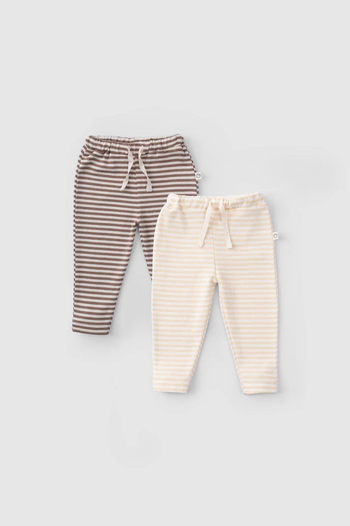 Organic Cotton Baby Sweatpants- Playtime ( 2 Sets )