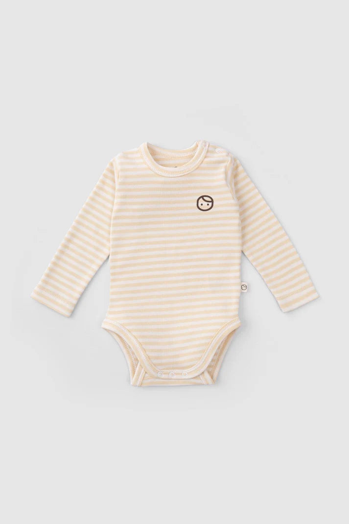 Organic Cotton Long Sleeve Bodysuit Sets with Snaps - Playtime