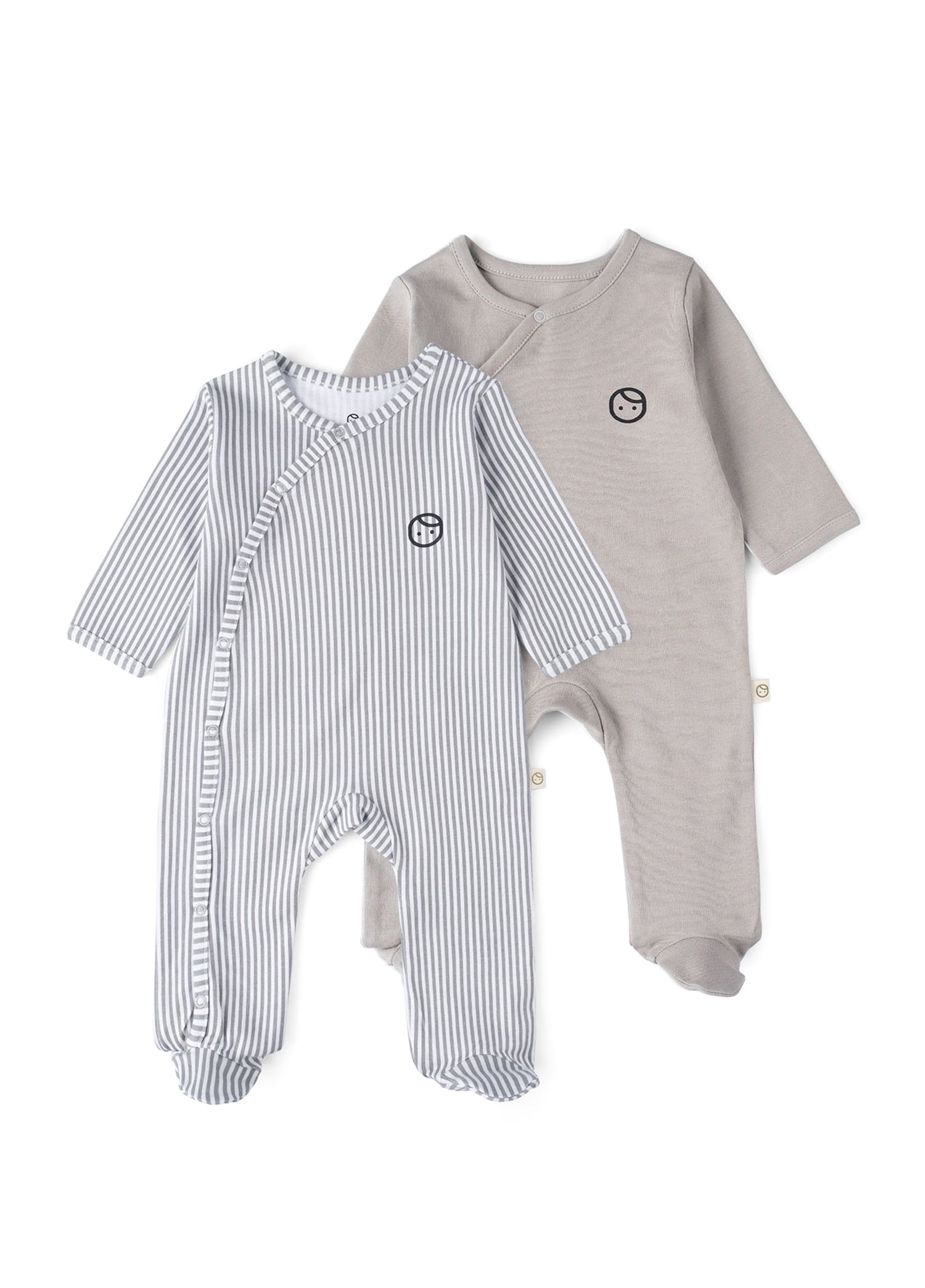 Organic Cotton Footed Onesie Set (2-Pack) | Ultra-Soft