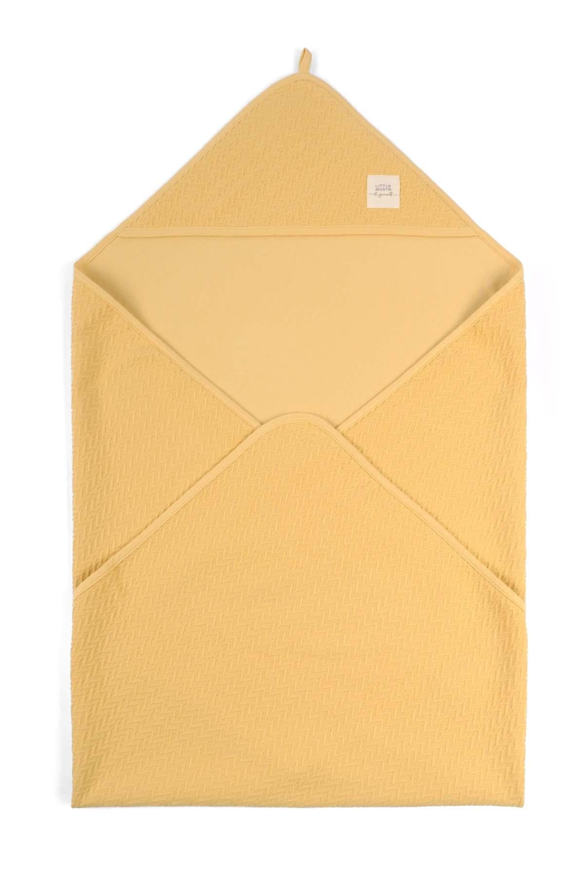 Organic Cotton Bathcape - Yellow