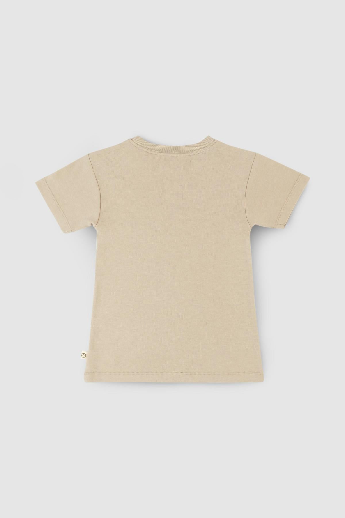 Kids' Bamboo T-shirt - Beige | Soft, Breathable & Eco-Friendly