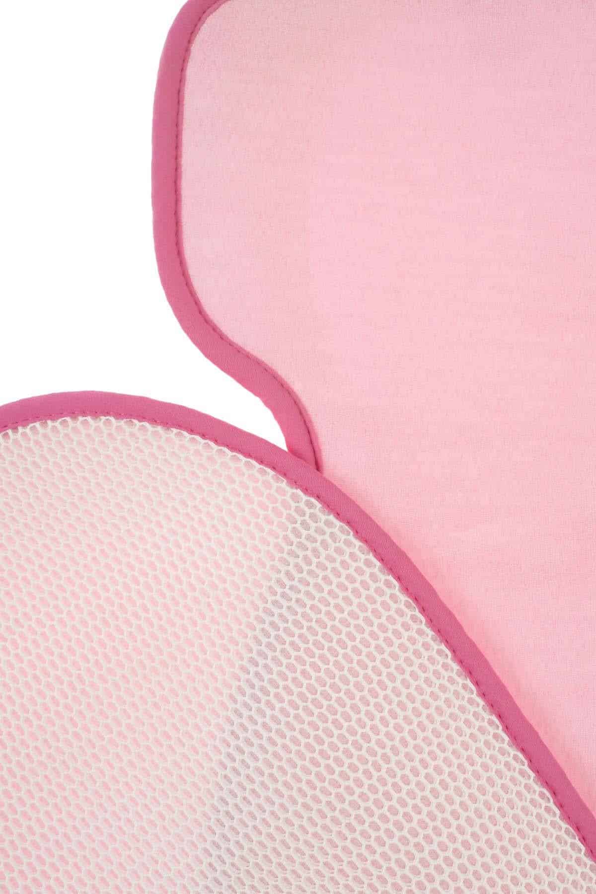 Pink Organic Cotton Baby Pram Cushion | Soft & Safe for Infants