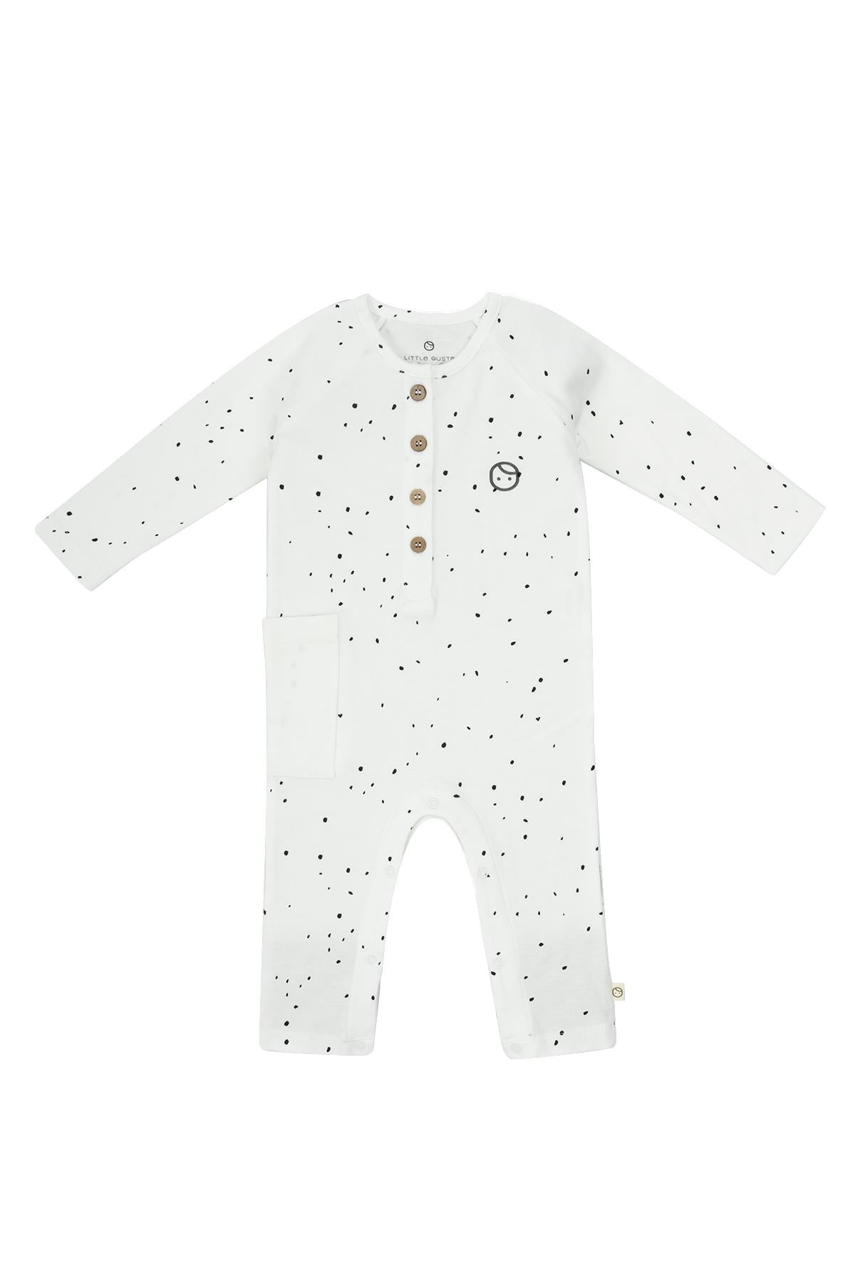 Organic Cotton Onesie in Cosmos White | Soft and Pure Babywear