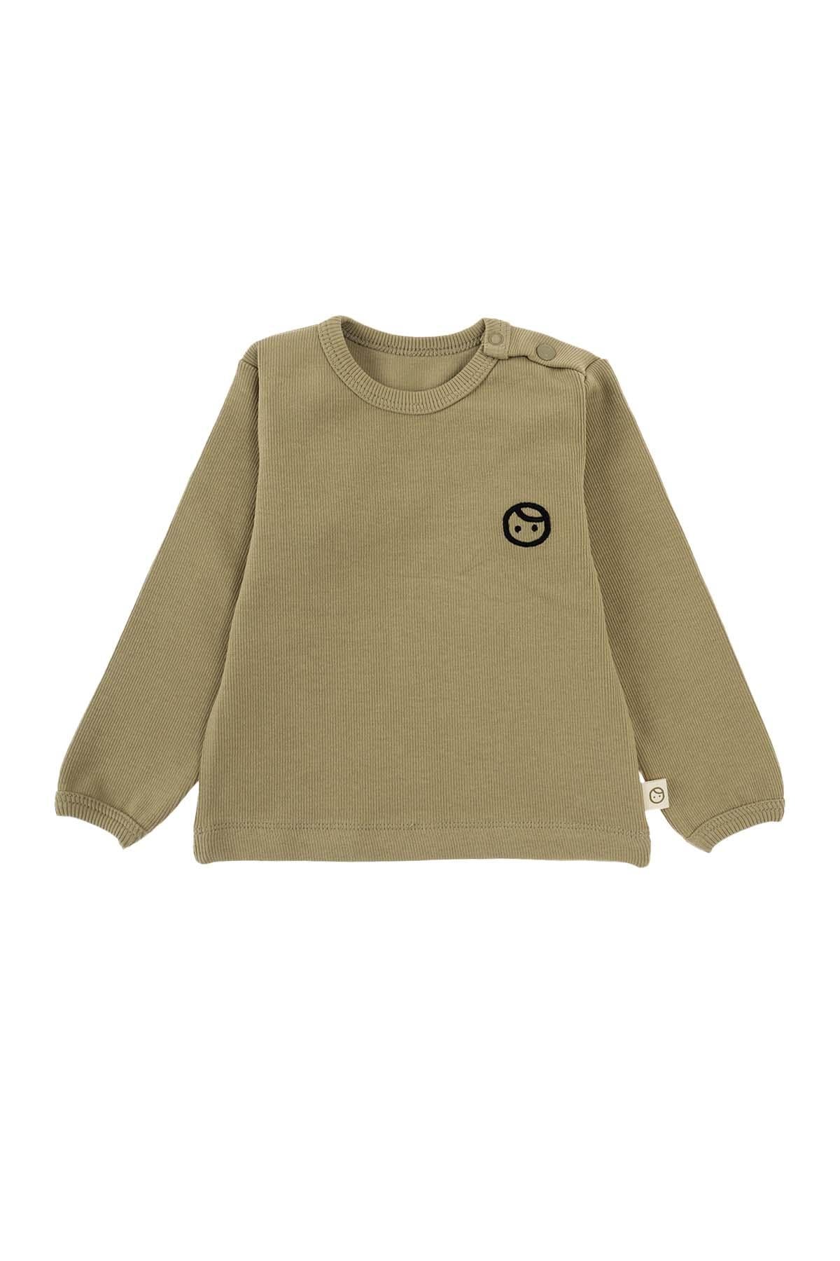 Organic Cotton Baby Set - Khaki | Perfect for Seasonal Transitions