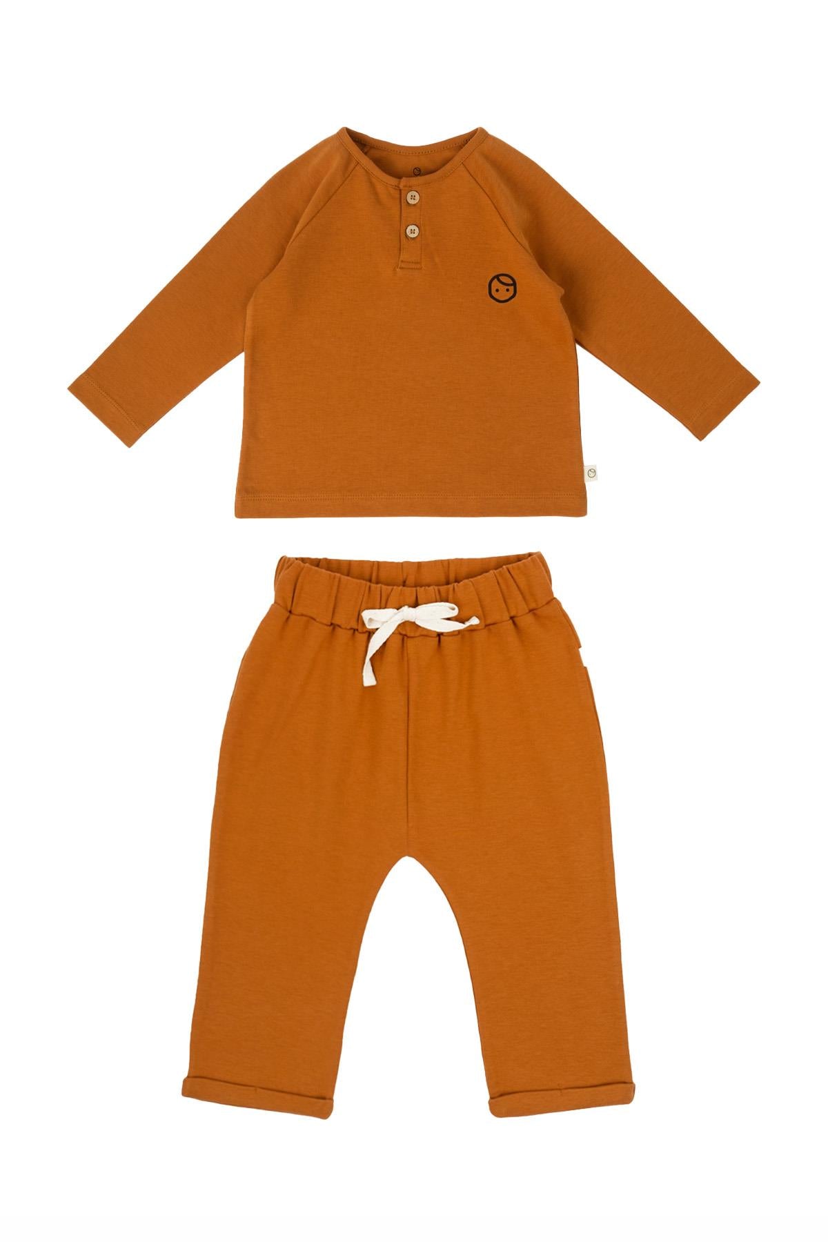 Copper Kids Organic Cotton Pyjama Set | Ideal for Seasonal Comfort