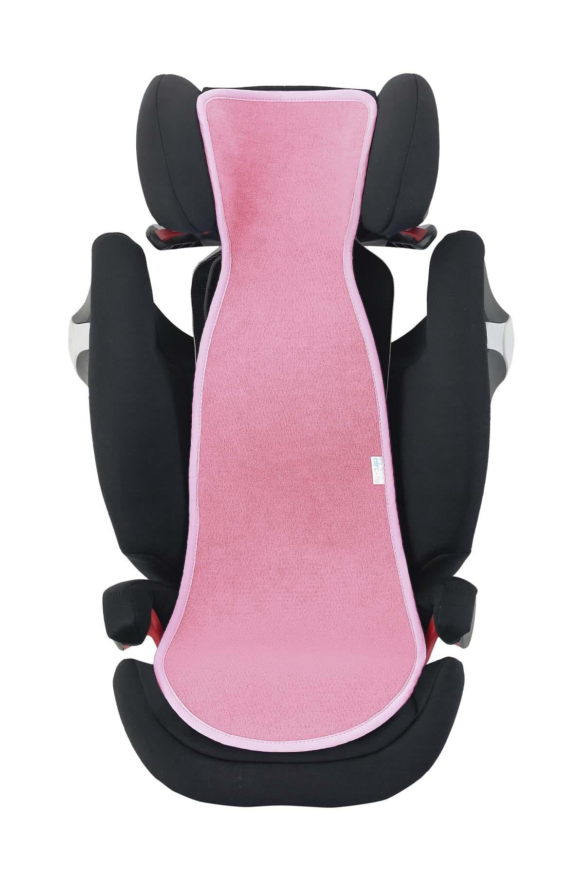 Organic Cotton Dark Pink Kids Car Seat Cushion ( 3-6 Years )