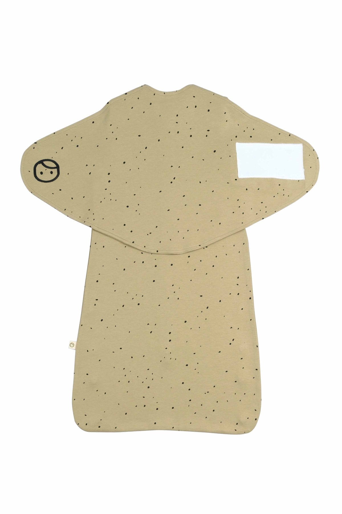 Cosmos Khaki Organic Cotton Swaddle Sleeping Bag - Soft & Cozy