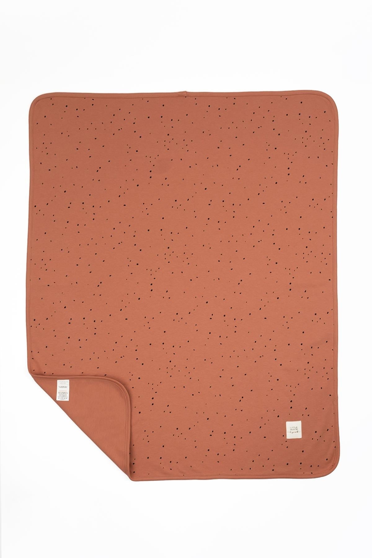 Organic Cotton Double Layer Baby Blanket - Pink | Soft and Cozy for Babies