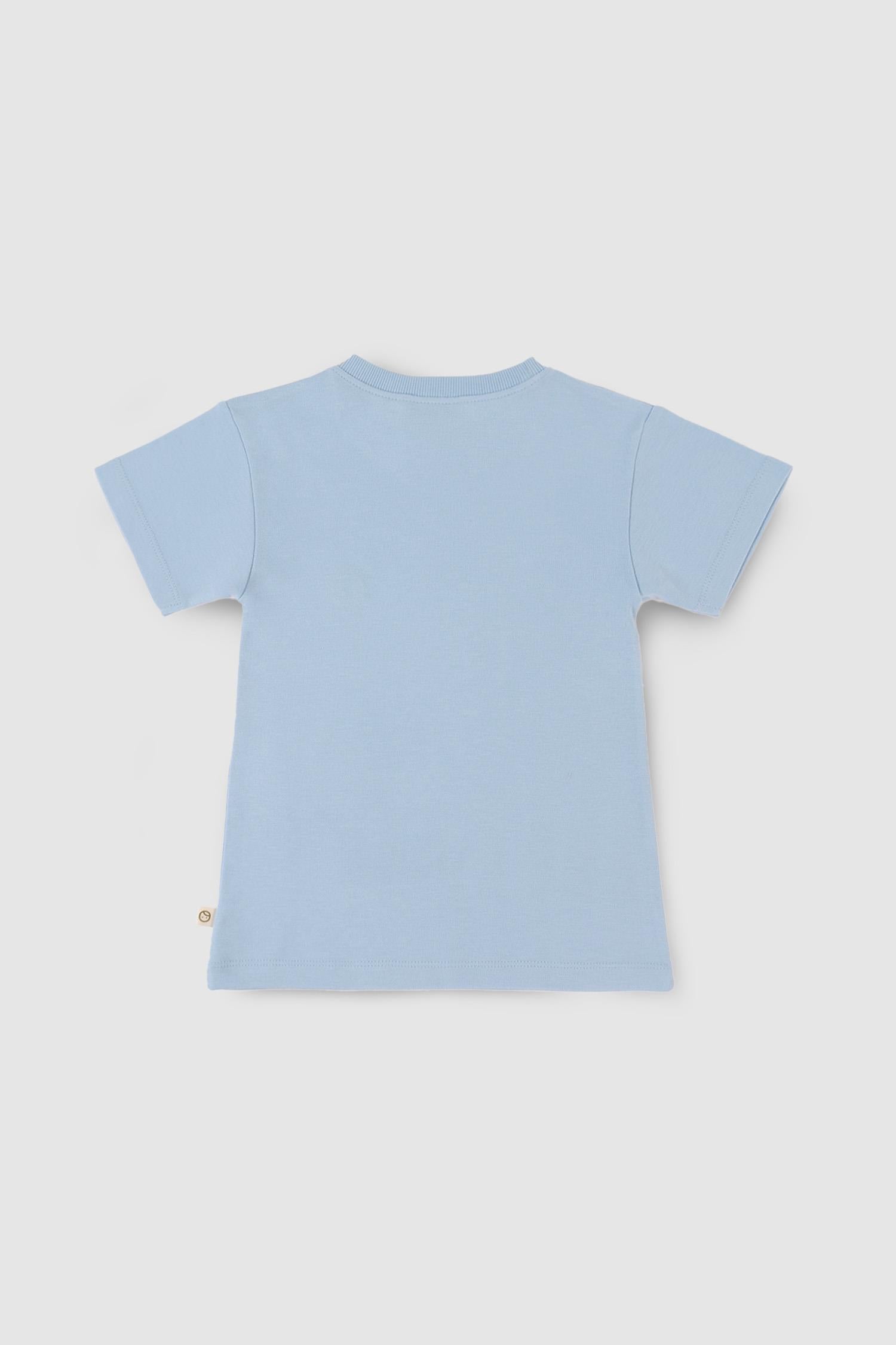 Kids' Bamboo T-Shirt - Blue | Soft, Eco-Friendly & Stylish