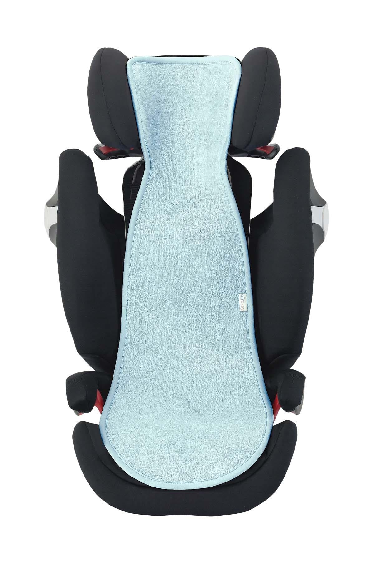 Organic Cotton Turquoise Kids Car Seat Cushion ( 3-6 Years )