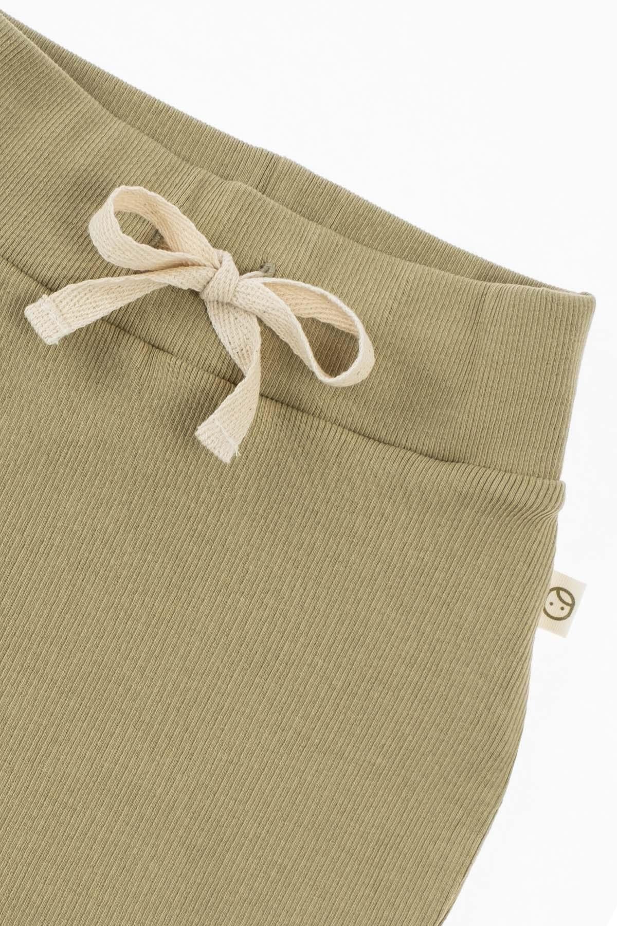 Organic Cotton Baby Set - Khaki | Perfect for Seasonal Transitions